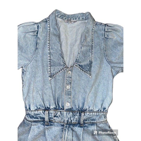 Denim Blue Jumpsuit - Picture 2 of 9